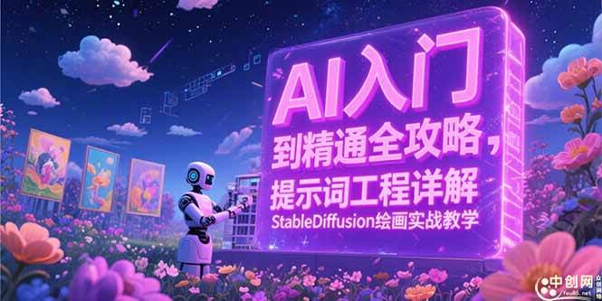 （15181期）AI入门到精通全攻略，提示词工程详解，StableDiffusion绘画实战教学-凌秋网创