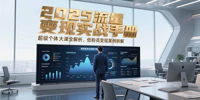 （15188期）2025流量变现实战手册，超级个体大课全解析，低粉高变现案例拆解-凌秋网创