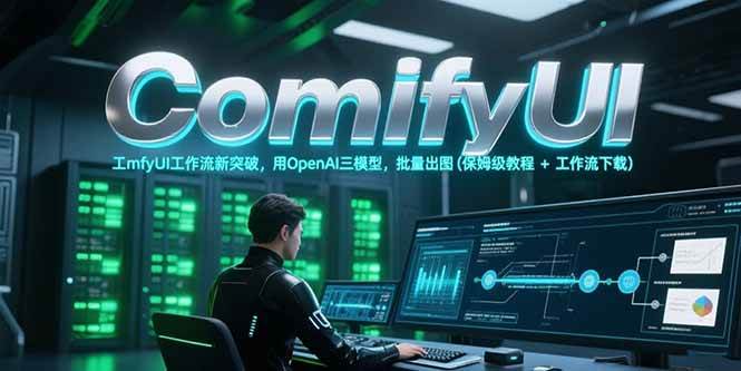 （15191期）ComfyUI工作流新突破，用OpenAI三模型，批量出图(保姆级教程+工作流下载)-凌秋网创