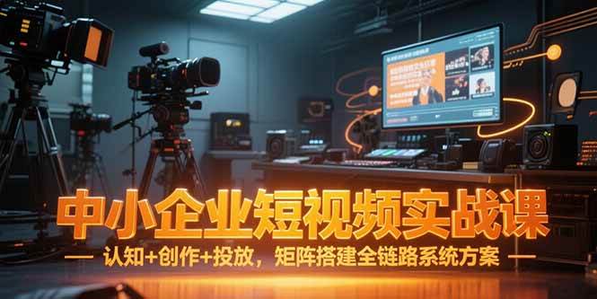 （15249期）中小企业短视频实战课，认知+创作+投放，矩阵搭建全链路系统方案-凌秋网创