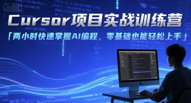 Cursor项目实战训练营，两小时快速掌握AI编程，零基础也能轻松上手-凌秋网创