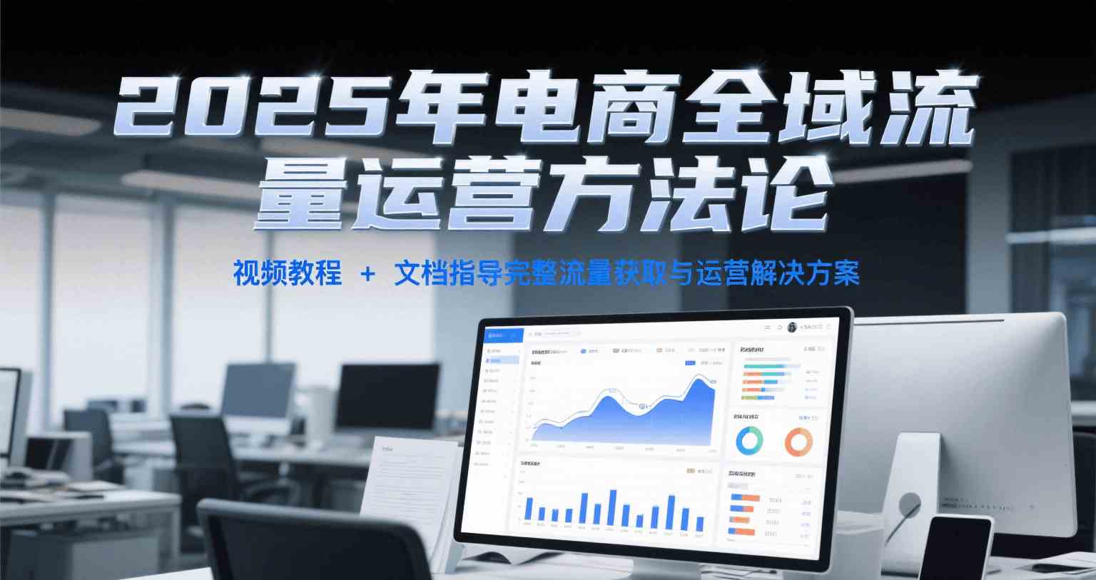 2025年电商全域流量运营方法论，视频教程+文档指导完整流量获取与运营解决方案-凌秋网创