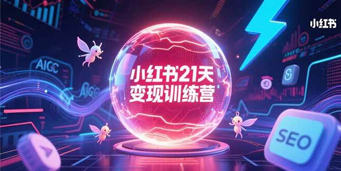 （15328期）小红书21天变现训练营，AIGC工具高效应用，SEO优化核心技巧-凌秋网创