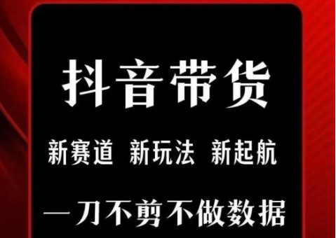 抖音短视频一刀不剪带货，不剪辑，不直播，每天发个视频，等着出单获取带货佣金-凌秋网创