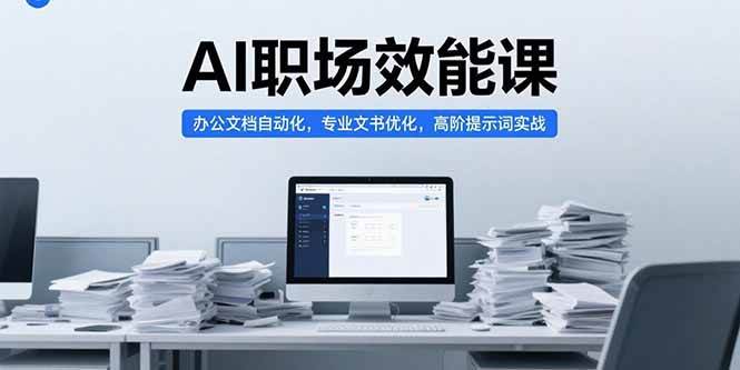 （15371期）AI职场效能课，办公文档自动化，专业文书优化，高阶提示词实战-凌秋网创