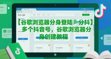 谷歌浏览器分身登陆多个抖音号，谷歌浏览器分身创建教程-凌秋网创