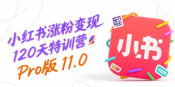 （15432期）小红书涨粉变现120天特训营Pro版11.0：从0到1掌握平台运营,内容制作和变现-凌秋网创