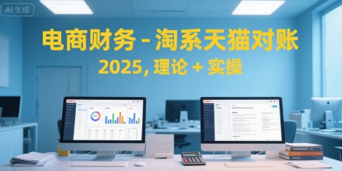 电商财务-淘系天猫对账2025，理论+实操-凌秋网创