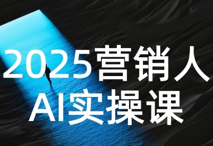 2025营销人Al实操课，AI营销抢跑实战，从Prompt到方案，效率碾压同行-凌秋网创