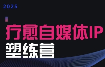 2025治愈自媒体IP训练营，专为疗愈领域从业者打造-凌秋网创