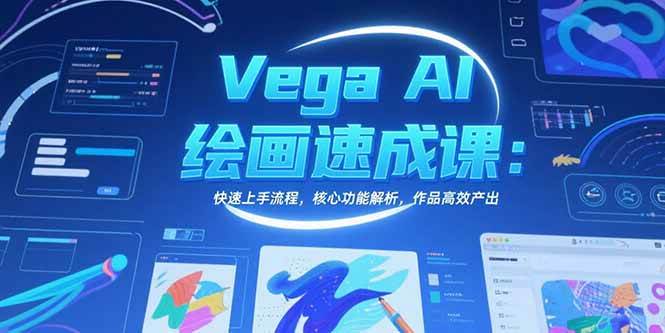（15470期）Vega AI绘画速成课：快速上手流程，核心功能解析，作品高效产出-凌秋网创